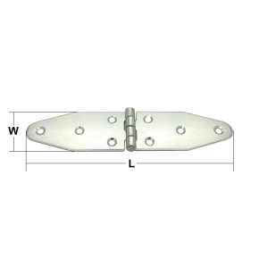 180mm Stainless Steel Wing Hinge