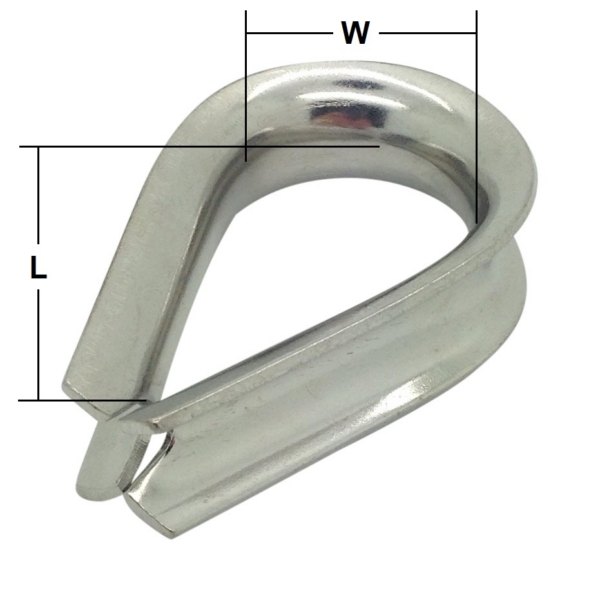 14mm Stainless Steel Wire Rope Thimble