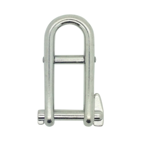 Stainless Steel Double Bar Long Flat Dee Shackles with Locking Pin