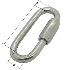 Stainless Steel Long Pattern Quick Links