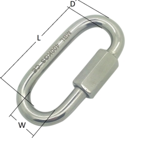 8mm Stainless Steel Load Rated Quick Link