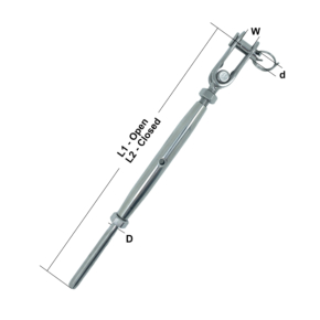 Stainless Steel Rigging Screws – Toggle & Swage Terminal