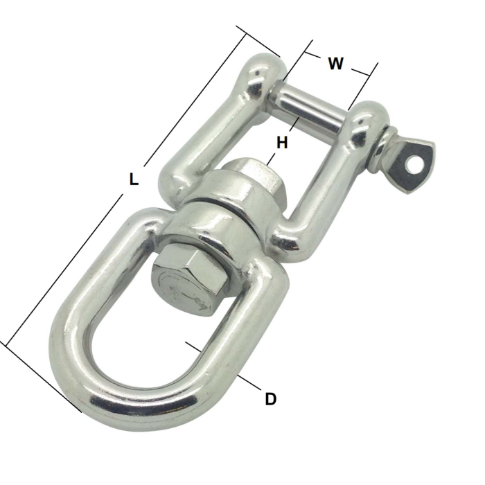 Stainless Steel Swivels – Eye & Jaw