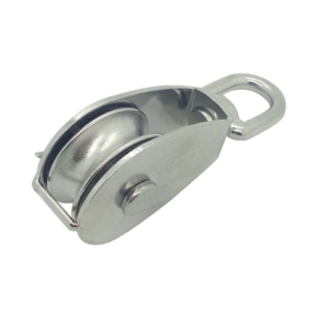Stainless Steel Single Pulley Blocks with Swivel Eye