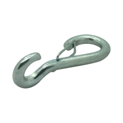 Zinc Plated Spring Hooks to Crue with Wire Catch